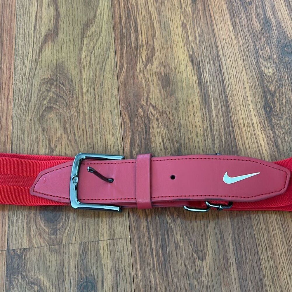 Nike red youth baseball belt fitness athletic belt One size